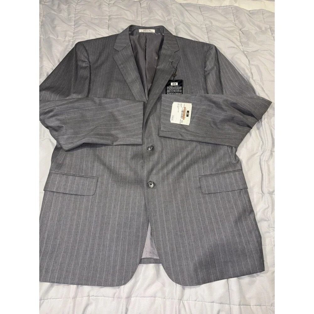Nwt Joseph Abboud American Bespoke Modern Fit Super 120 Wool Suit Sz 46 L 40 W